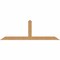 Ekena Millwork Portland Smooth Timber Gable Bracket, Western Red Cedar, 96"W x 32"H x 3 1/2"D x 5 1/2"F, 8/12 Pitch GBW096X32X0406POR00SWR - alternate 1